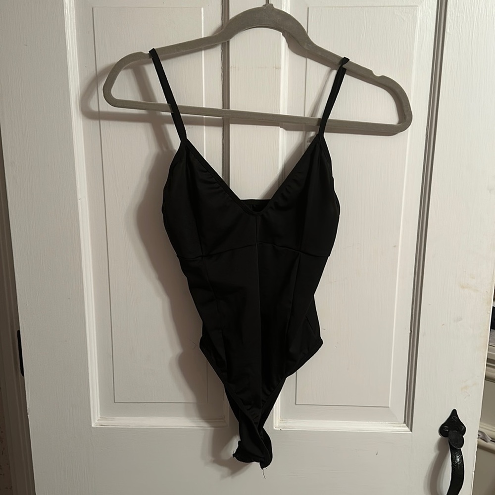 Shein Black Teddy Bodysuit | Size M